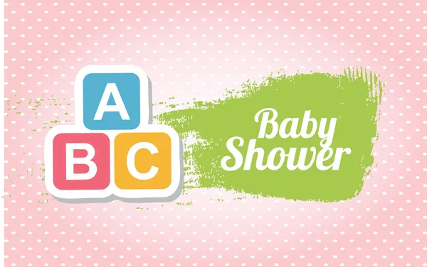 Baby shower — Stock Vector