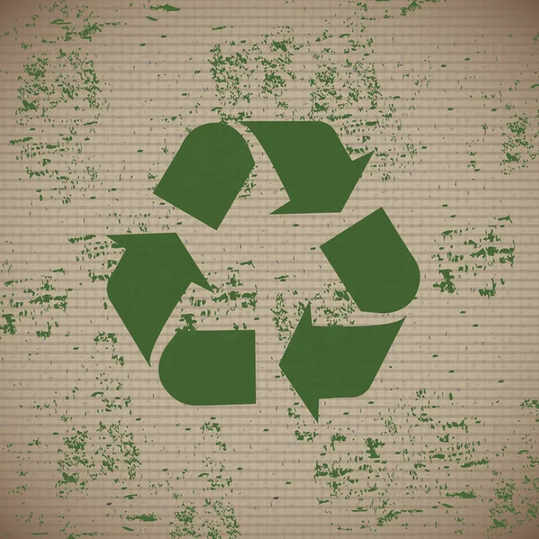 Etiket voor recycling — Stockvector