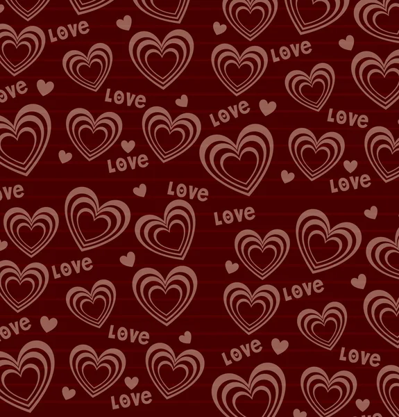 Hearts background — Stock Vector