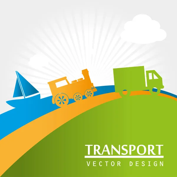 Transport icons — Stock Vector