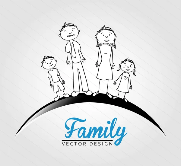 Familie — Stockvector