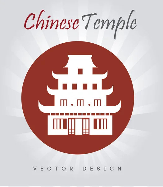 Китайский храм — стоковый вектор