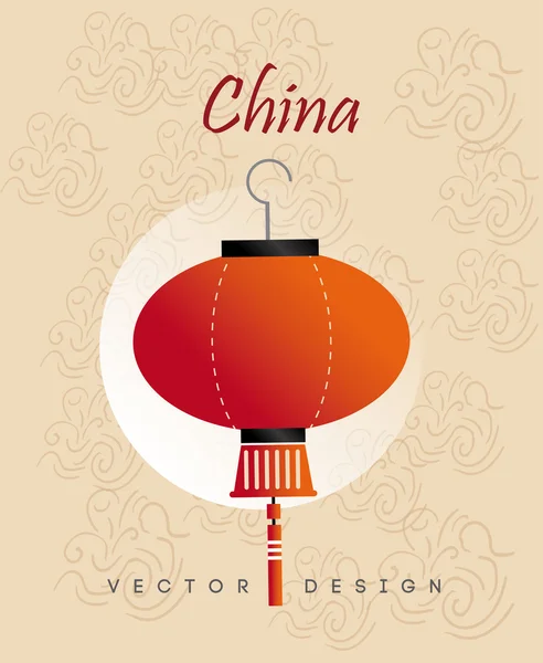Čína ikona — Stockový vektor