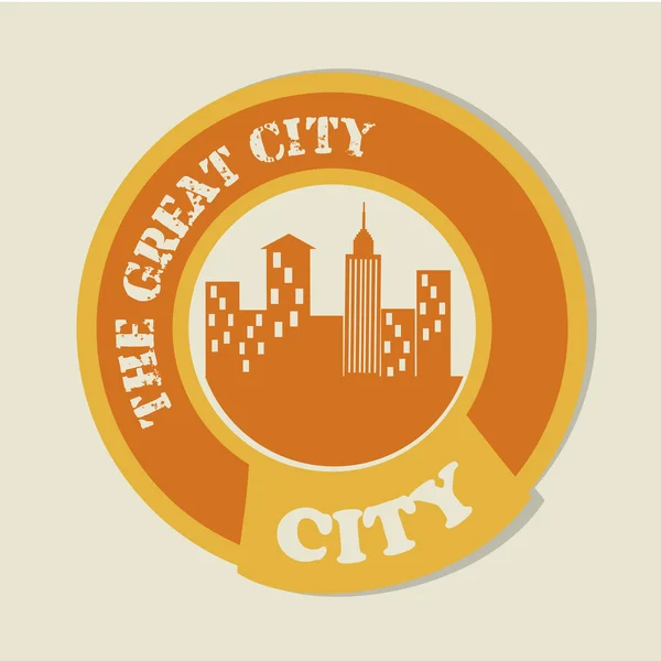 La grande ville — Image vectorielle