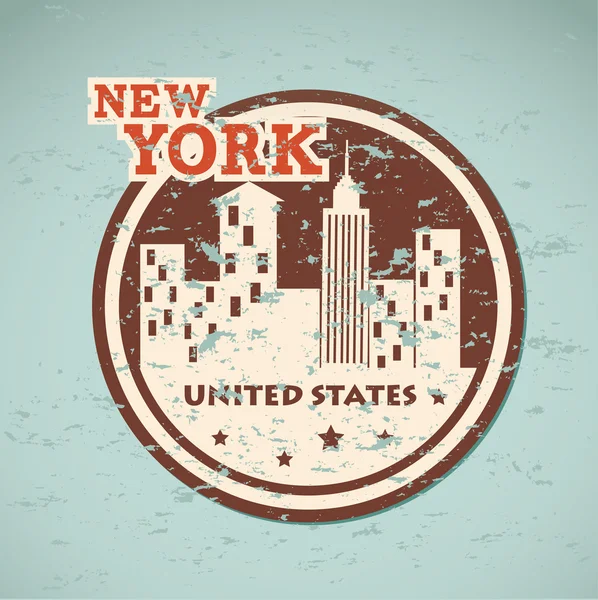 New york — Stock Vector