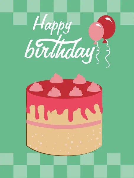 Feliz cumpleaños — Vector de stock