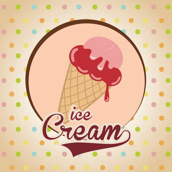 アイスクリーム デザイン — ストックベクタ