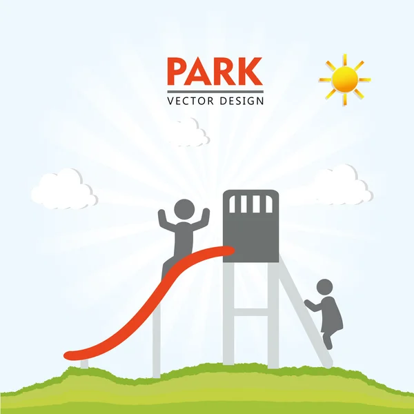 Diseño del parque — Archivo Imágenes Vectoriales