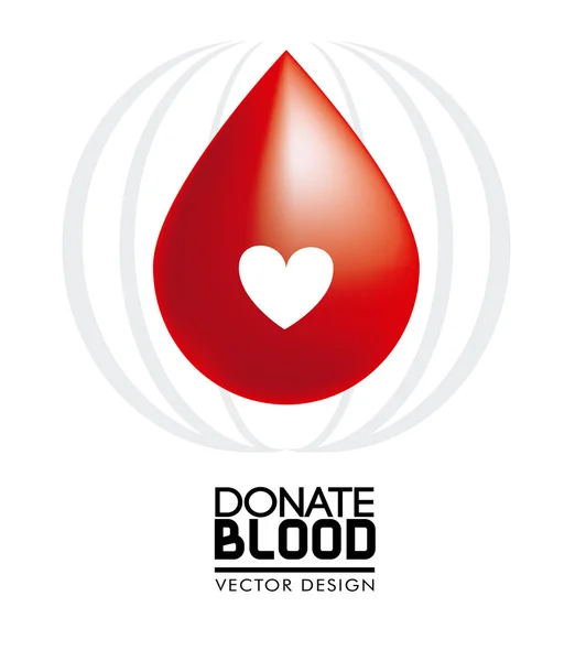 Donate blood — Stock Vector