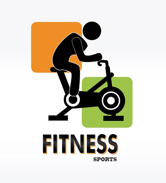 Fitness label — Stock Vector