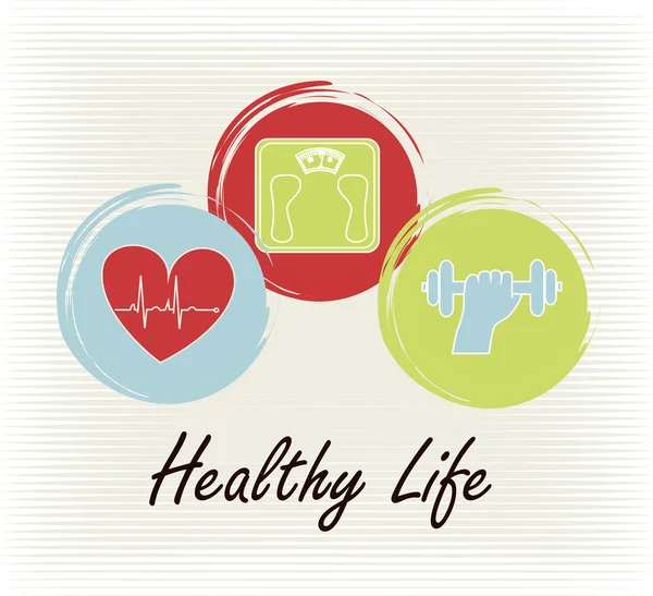 Healthy life — Stock Vector