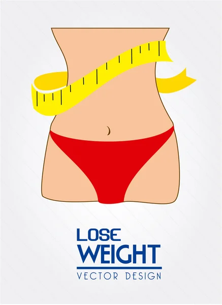 Lose weight — Stock Vector