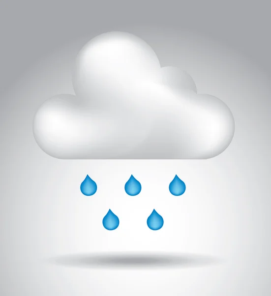 Conception de pluie — Image vectorielle
