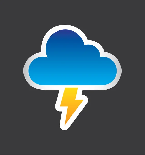 Cloud icon — Stock Vector