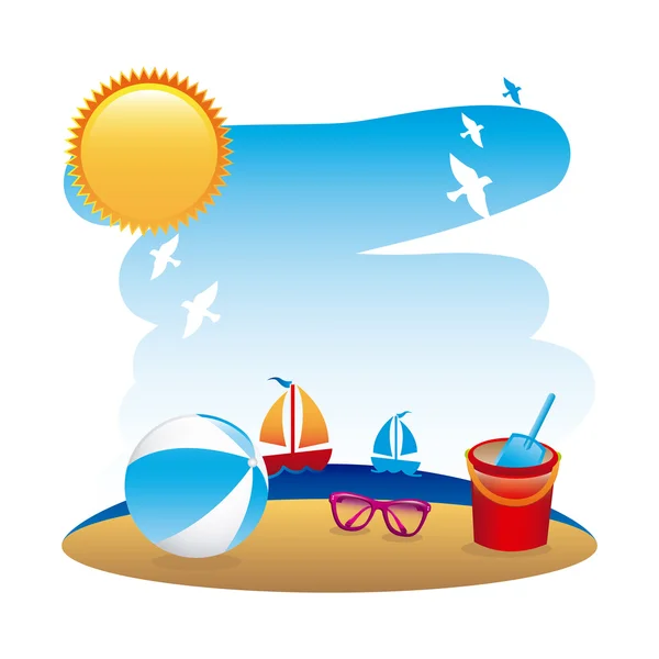 Summer design — Stock Vector