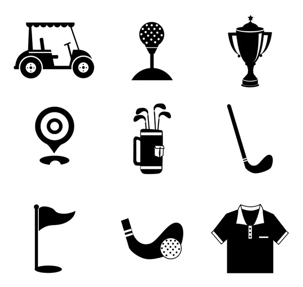 Diseño de golf — Archivo Imágenes Vectoriales