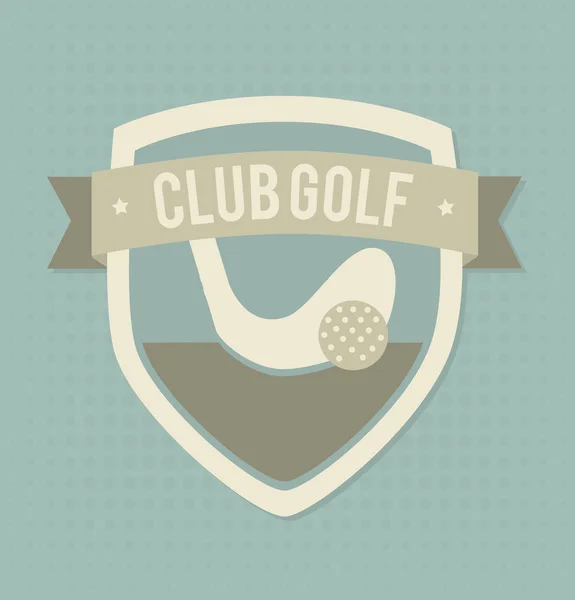 Diseño de golf — Vector de stock