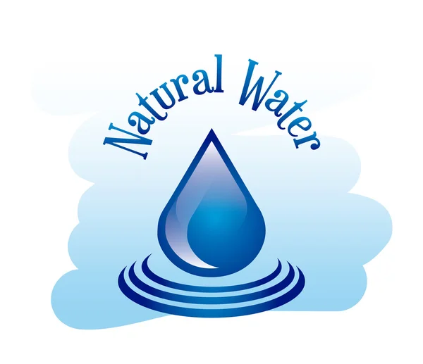 Agua natural — Vector de stock