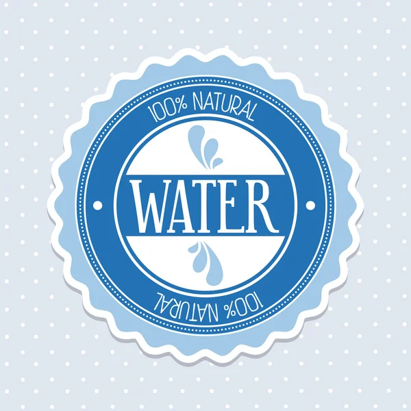 Agua natural — Vector de stock