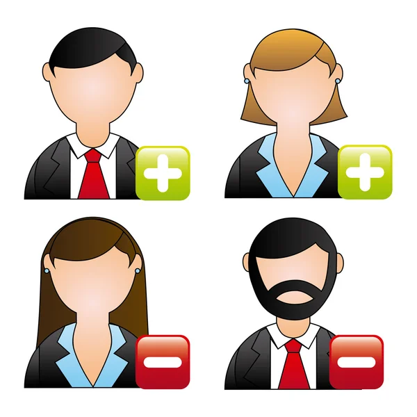 Business people — Stock Vector