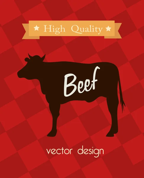 Carne — Vector de stock