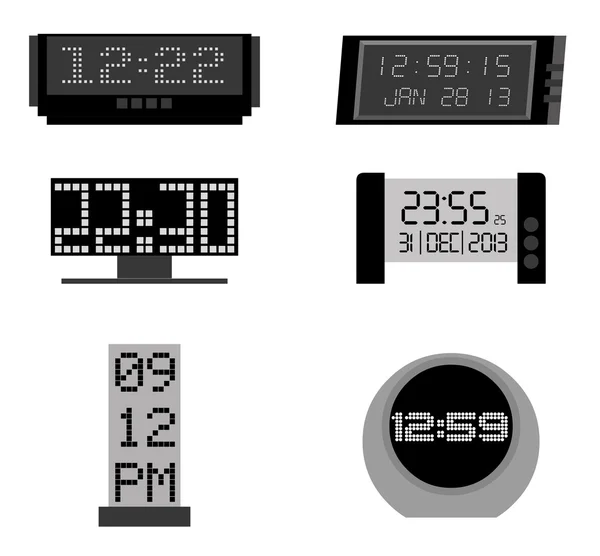 Iconos de tiempo — Vector de stock