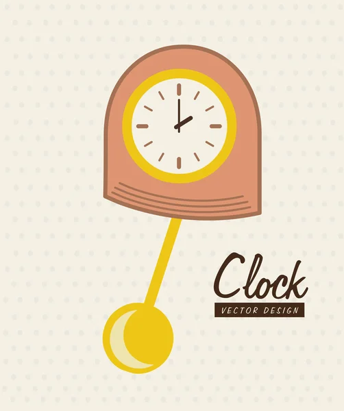 Orologio e tempo di progettazione — Vettoriale Stock