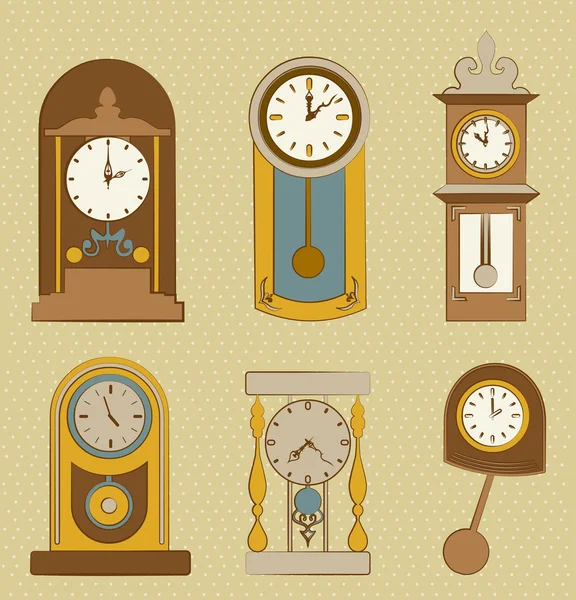 Iconos de tiempo — Vector de stock