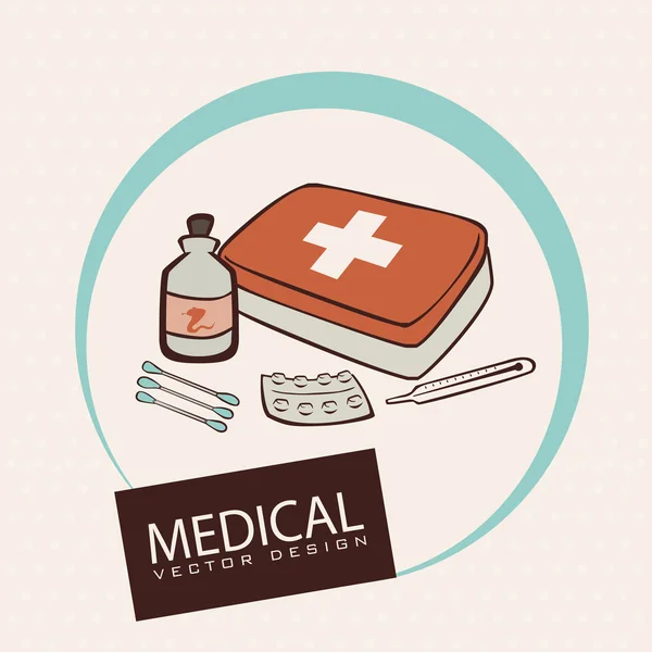 Icone mediche — Vettoriale Stock