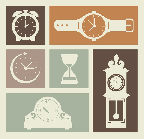 Reloj de diseño — Archivo Imágenes Vectoriales