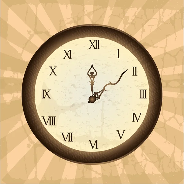 Reloj de diseño — Vector de stock