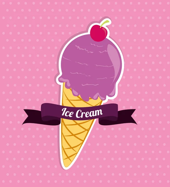 Морозиво дизайн — стоковий вектор