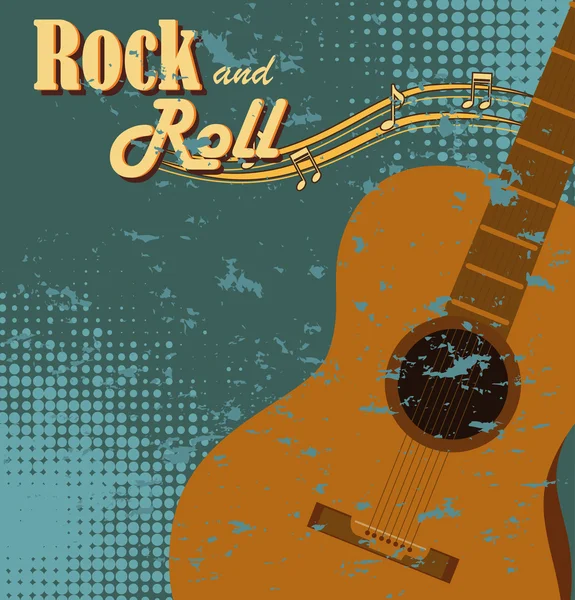 Rock ontwerp — Stockvector