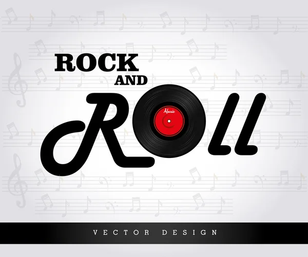 Rock ontwerp — Stockvector