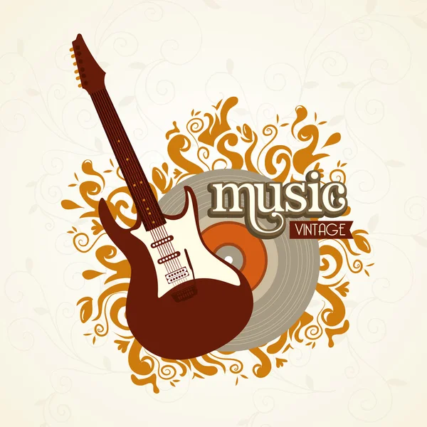 Diseño musical — Vector de stock