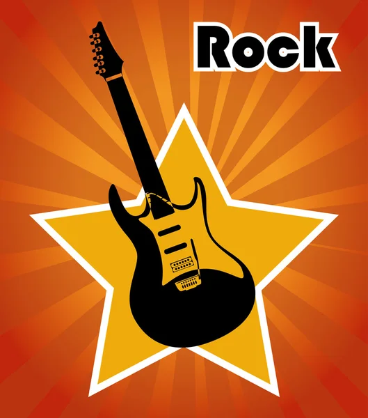 Rock design — Stock Vector