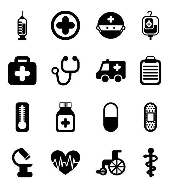 Iconos saludables — Archivo Imágenes Vectoriales