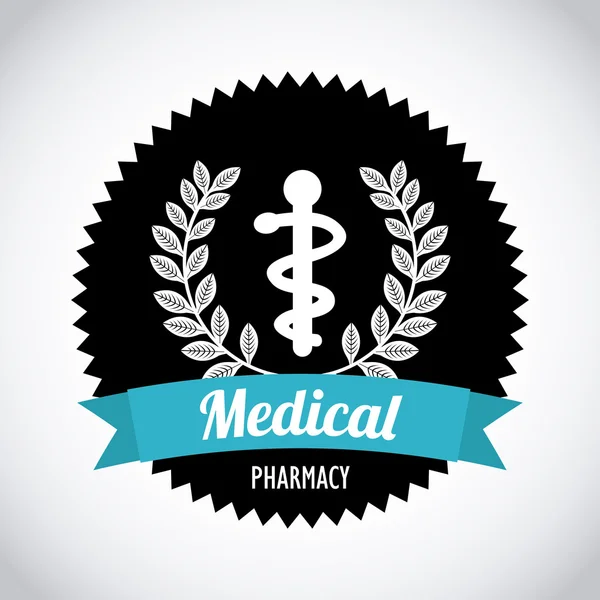 Icono médico — Vector de stock