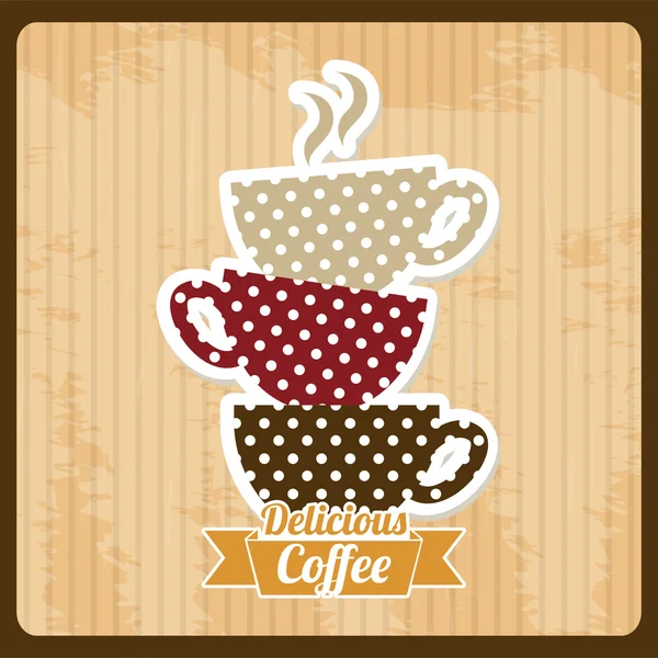 Diseño de café — Archivo Imágenes Vectoriales