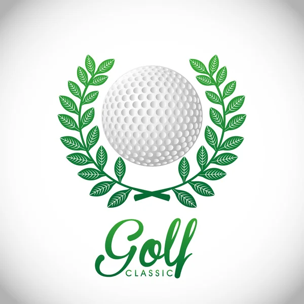 Diseño de golf — Vector de stock