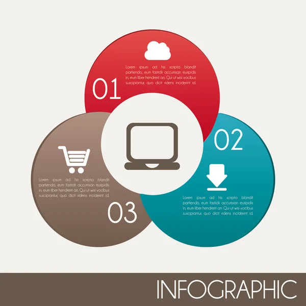 Infográficos — Vetor de Stock