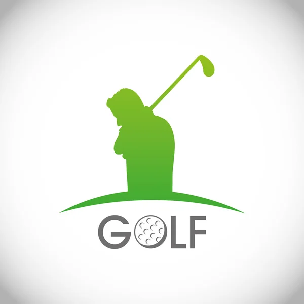 Diseño de golf — Archivo Imágenes Vectoriales