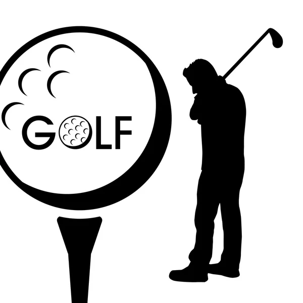 Diseño de golf — Archivo Imágenes Vectoriales