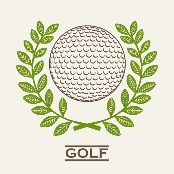 Diseño de golf — Vector de stock