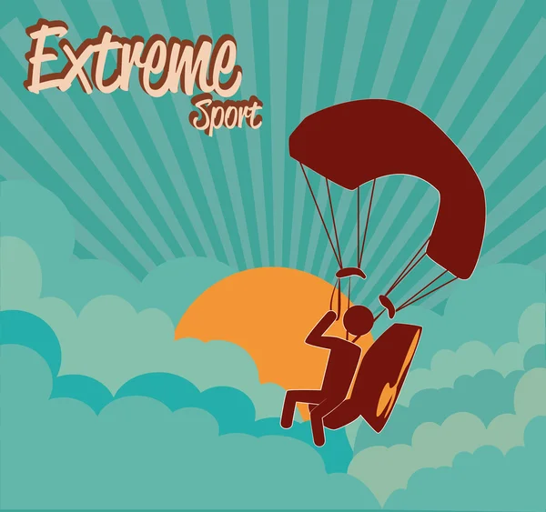 Extreme sporten — Stockvector