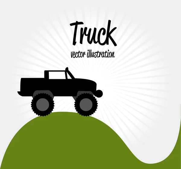 Truck design — Stock Vector