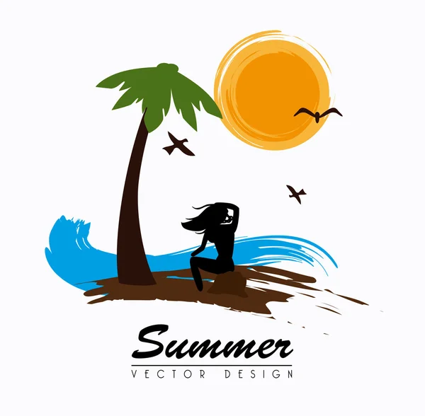 Summer design — Stock Vector