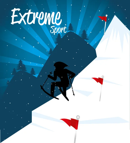 Extreme sporten — Stockvector