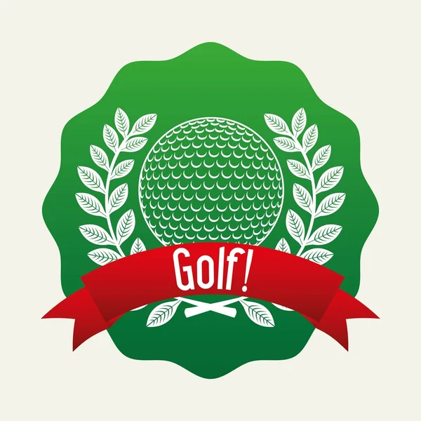 Golf tasarım — Stok Vektör