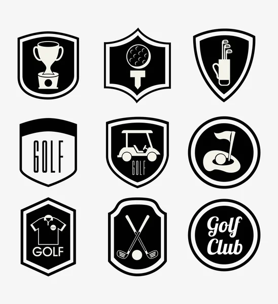 Diseño de golf — Archivo Imágenes Vectoriales